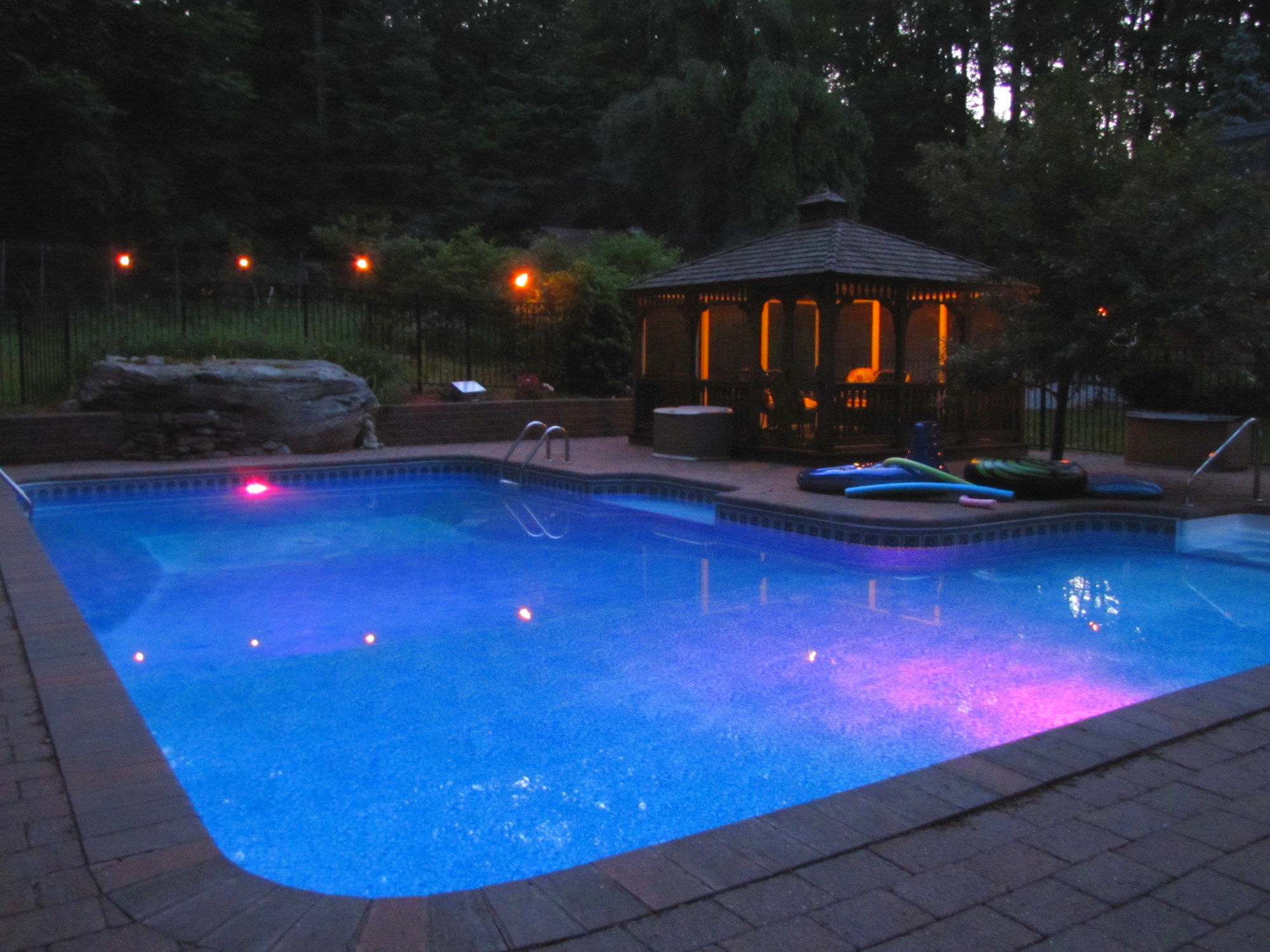 The Pool at night